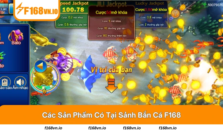 Bắn Cá F168 2 Phòng bắn cá nổi bật tại F168 được nhiều người chơi yêu thích