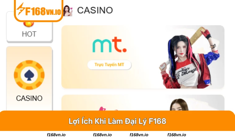 Đại Lý F168 1 Lợi ích và thu nhập khi làm đại lý của F168