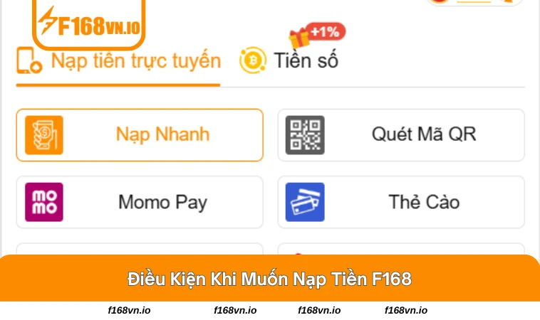 Hướng dẫn xác minh tài khoản và giới hạn nạp tiền tại F168